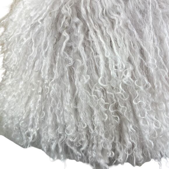 Ugg Womens Size 7 White Mongolian Sheepskin Fur Boots - Picture 11 of 14